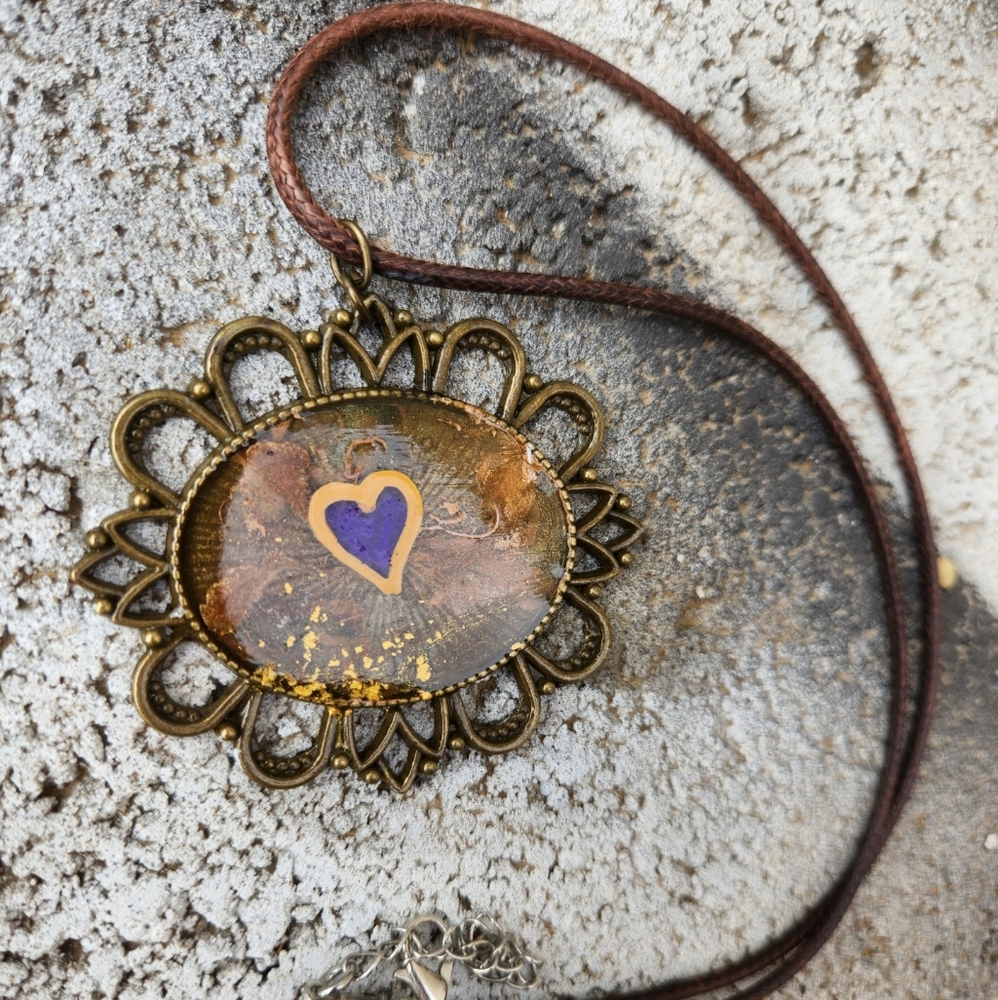 Handcrafted Resin Necklace
